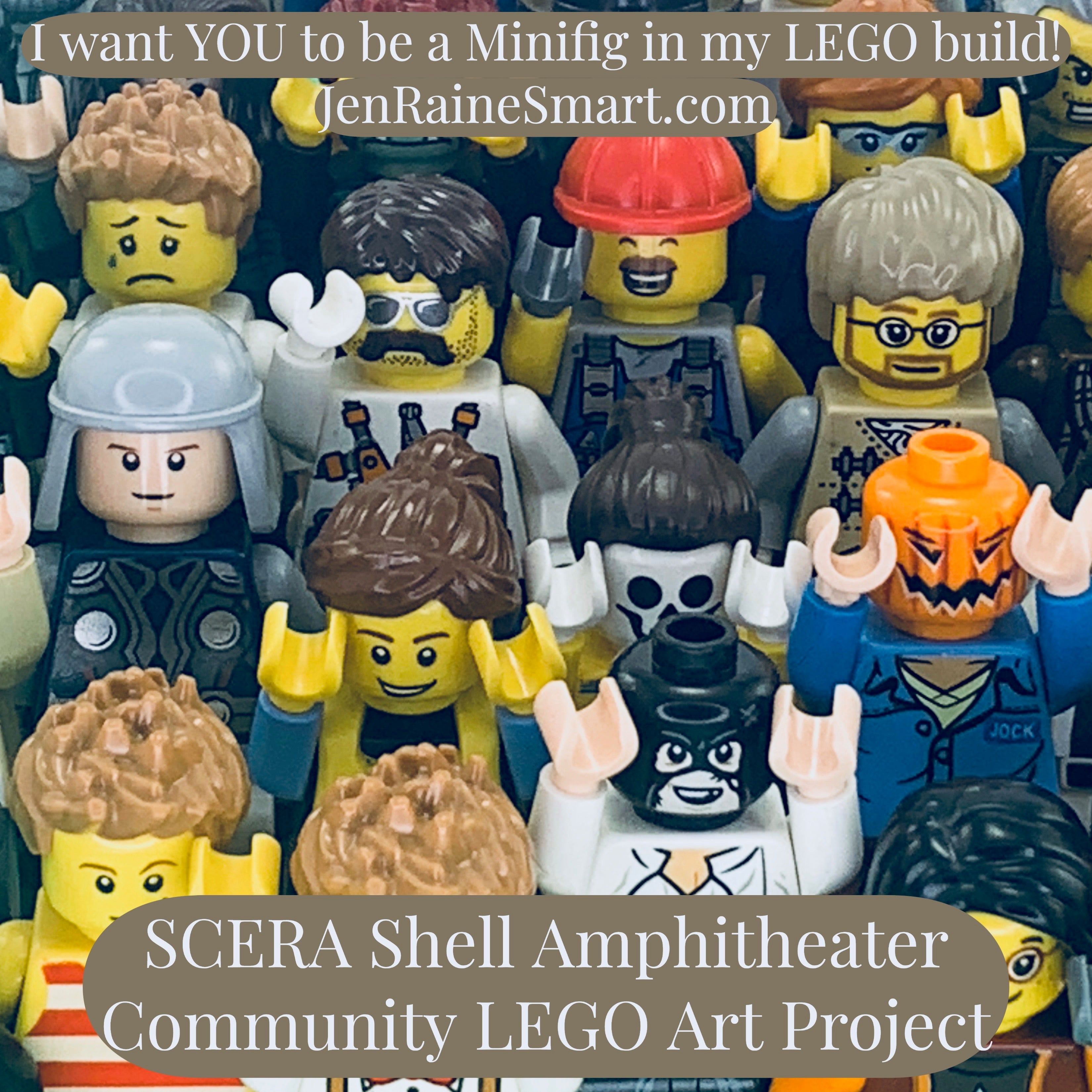 Community LEGO Art Project Minifig